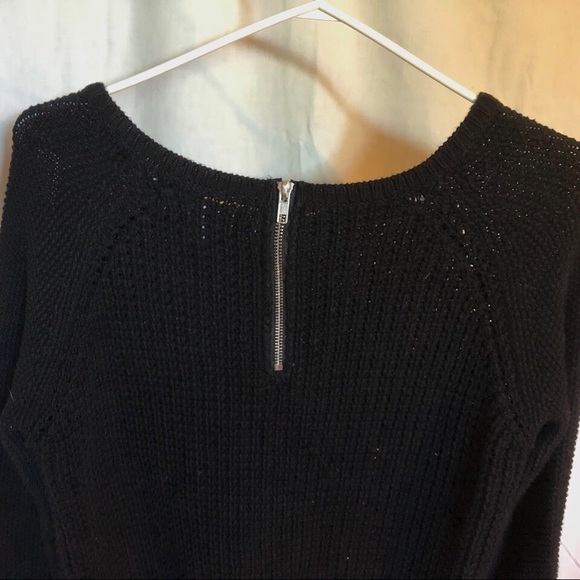 Black cotton sweater - Picture 4 of 4